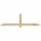 Ekena Millwork Eugene Rough Sawn Timber Gable Bracket, Douglas Fir, 72"W x 21"H x 2"D x 4"F, 7/12 Pitch GBW072X21X0204EUG00RDF - alternate 1